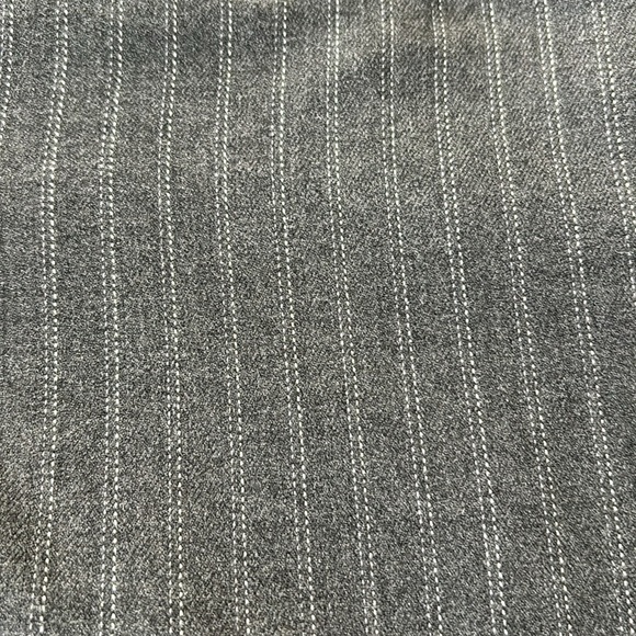 No Boundaries Women’s Pinstripe casual business pants. Size 5 gray - Picture 7 of 11